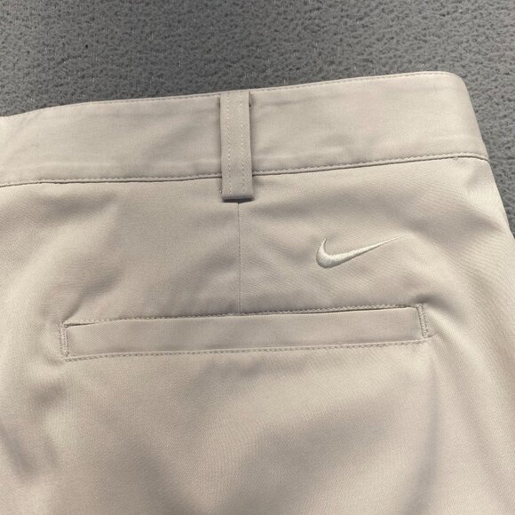 Nike Golf Tech Pants Mens 36x32 Ivory Dri Fit Straight Leg Preppy Classic - Picture 7 of 15